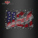 Glittering American USA Flag Design Iron on Rhinestone Glittering American USA Flag Design Iron on Rhinestone